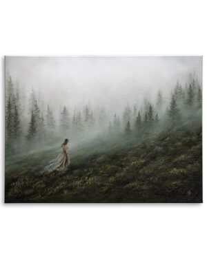 Wołana przez las  - wydruk na płótnie 60x80 cm
