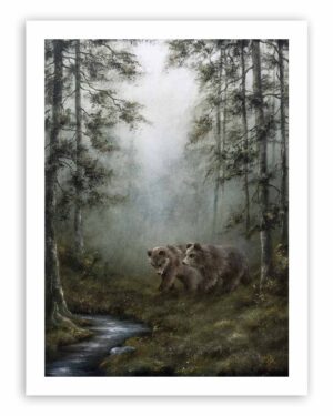 W stronę źródła - wydruk Fine Art
