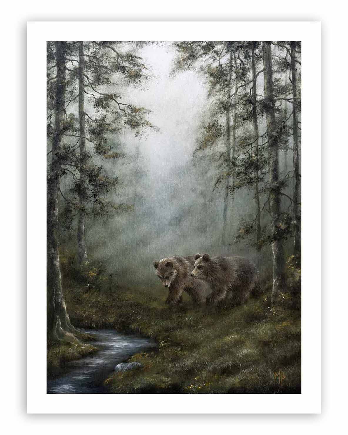 W stronę źródła - wydruk Fine Art