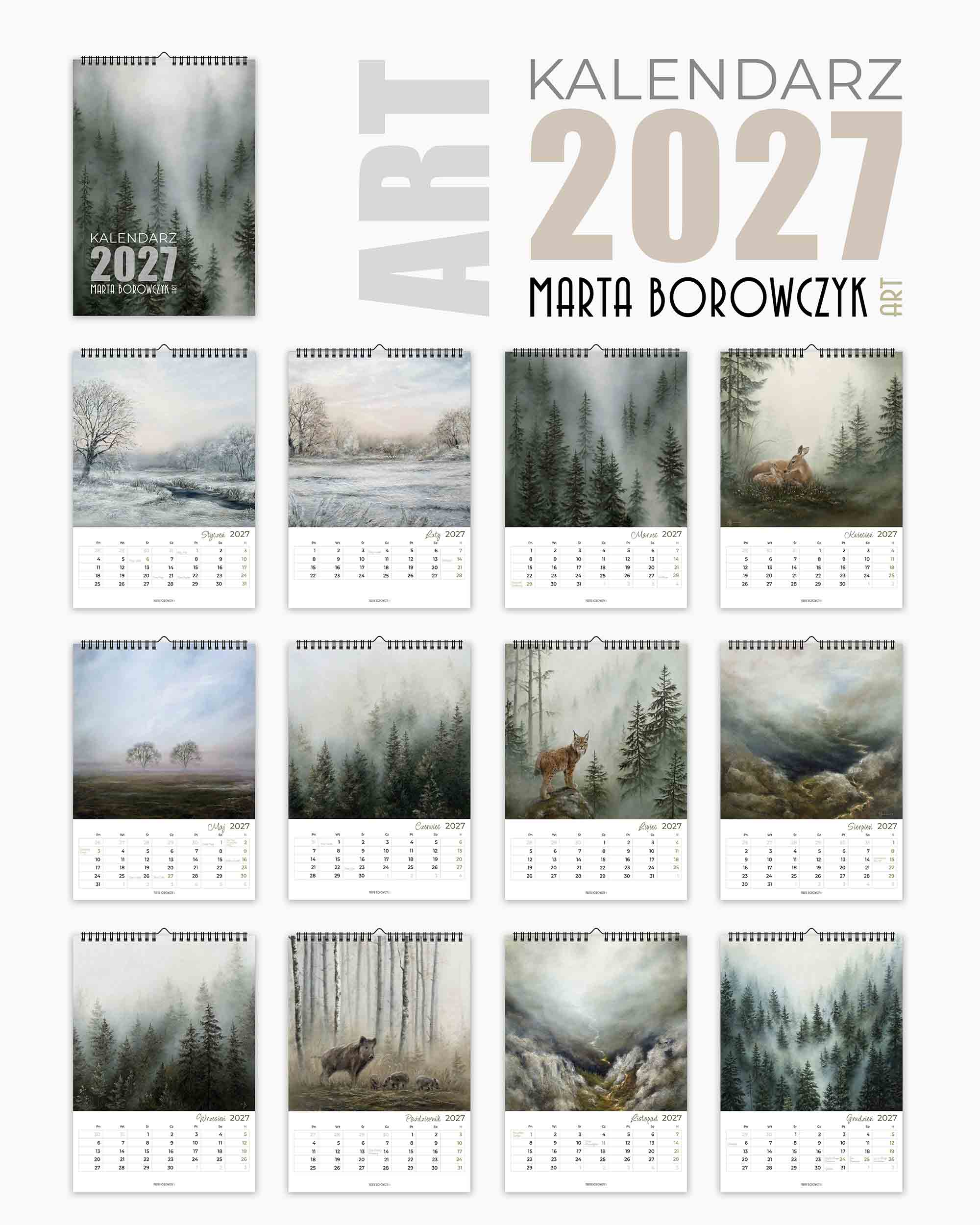 Art Kalendarz 2027 - obrazek 3